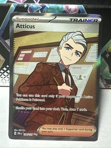Atticus Full Art 134/131 Prismatic Evolutions Holo NM Pokemon Scarlet Violet - Picture 1 of 3