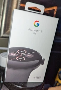 New - Google - Pixel Watch 2 - Black Smartwatch w/ Obsidian Band Wi-Fi Fitbit - Zdjęcie 1 z 3