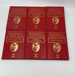 BARBARA CARTLAND THE ROMANTIC NOVELS #2,3,4,5,8 & 9 SIX BOOKS 1986 - Picture 1 of 8
