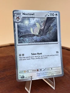 Noctowl 127/162 Cosmos Holo Raro Doppio Vortice Forze Temporali Pokemon TCG - Foto 1 di 2