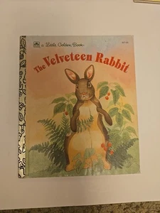 VG 1992 HC Little Golden Book "A" First Edition Velveteen Rabbit Judith Sutton - Picture 1 of 2