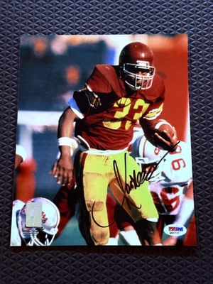 Foto autógrafa firmada por Marcus Allen 8x10 USC Trojans PSA ADN Foto 1 de 3