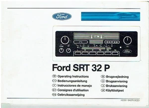 FORD SRT 32P CAR RADIO CASSETTE PLAYER ORIGINAL 1983 OPERATING INSTRUCTIONS - Picture 1 of 1