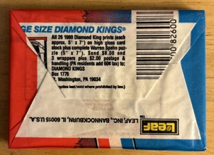 1989 Donruss Baseball Card Wax Pack Tony Gwynn Padres HOF Showing On Bottom Back - Picture 1 of 2