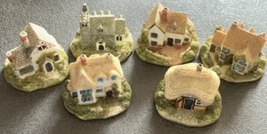 6x Lilliput Lane Style Cottage Miniature Model Collectable - Picture 1 of 9