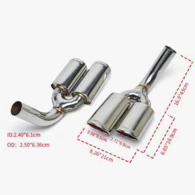 For Mercedes Benz W464 G500 G550 G63 G Class 2006-2016 Car Exhaust Pipe Muffler - Imagem 1 de 4