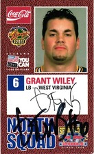 West Virginia Mountaineer WVU Signed Senior Bowl NCAA Football Card You PICK 1