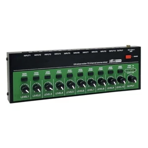 10way Sound Mixer for Recording Studios, Live Performances, and Broadcasts - Picture 1 of 8