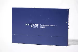 NETGEAR ProSAFE FS108 v3 8-port Fast Ethernet Unmanaged Switch with a AC Adapter - Picture 1 of 10