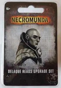 Games Workshop Forgeworld Necromunda Delaque Heads Upgrade Set Resin New BNIB GW - Picture 1 of 3