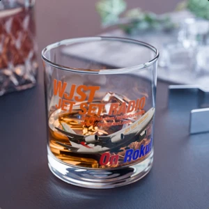 WJST Jet Set On The Rocks Glass A 10oz - Picture 1 of 5