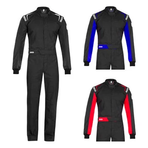001059 Sparco One Race Suit Basic Overalls Karting Mechanic Pitcrew Sizes S-XXL - Picture 1 of 43