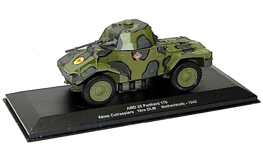 AMD 35 Panhard 178 - 6eme Cuirassiers Netherlands - 1/43 - Eaglemoss - Image 1 of 1