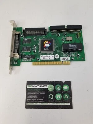 SIIG AP-40 SCSI Pro Ultra Wide SC-PS4X12 PCI Adapter TESTED FS - Image 1 of 4