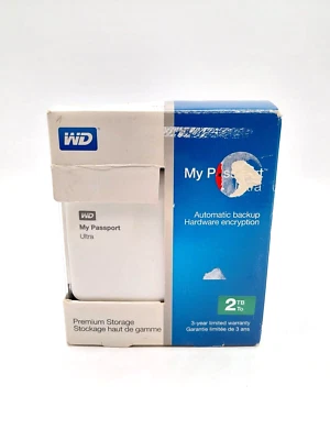 WD Passport Ultra II / 2,5" / 2 TB / USB 3.0 Festplatte Wdbbkd0020bwt #KT5581MÜ - Bild 1 von 4