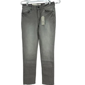 Ben Sherman Mens Straight Fit Stretch Jeans Lunar Gray 28W 34L - Picture 1 of 12