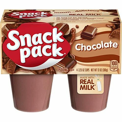 Snack Pack Chocolate Pudding Cups 4 Count 12