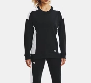 Under Armour Sweatshirt Pullover Oversized Mesh Details Crew Fleece Sport Gr. M - Bild 1 von 11