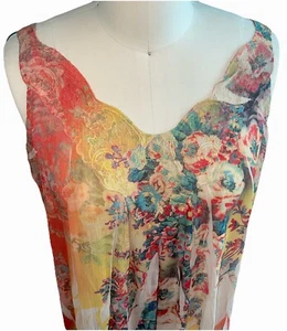 Blusa Camisola Boho Mushka by Sienna Rosa Sin Mangas M - Imagen 1 de 5