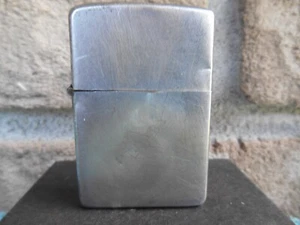 VINTAGE 1958 ZIPPO PAT #2517191 FLIP TOP FLUID CHROME CIGARETTE LIGHTER - Picture 1 of 20