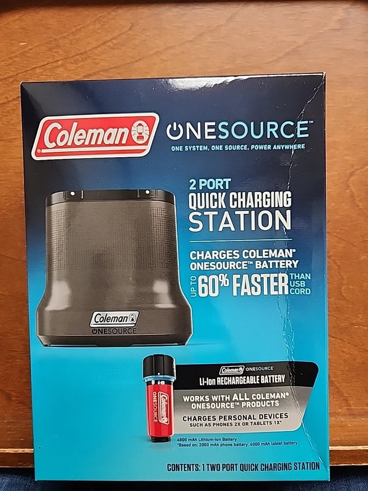 COLEMAN Onesource 2 Port Quick Charging Station #20191121