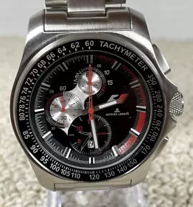RELOJ JACQUES LEMANS HOMBRE FORMULA 1 GP CRONÓGRAFO ALARMA FECHA CUARZO F5015 NUEVO EN CAJA - Imagen 1 de 8