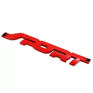 Sport stickers for car Emblema 3D Chrome Racing Sport Letter Logo Decal Sticker - Picture 1 of 3