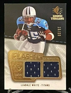 2008 SP Rookie Threads Flashback Fabrics #FF-LW LenDale White Titans /99 - Bild 1 von 2