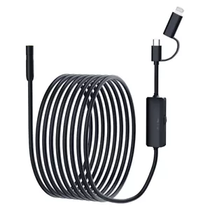 1440P 8 LED Endoscope Inspection Borescope Snake Camera For Android iPhone 15 AU - Picture 1 of 21