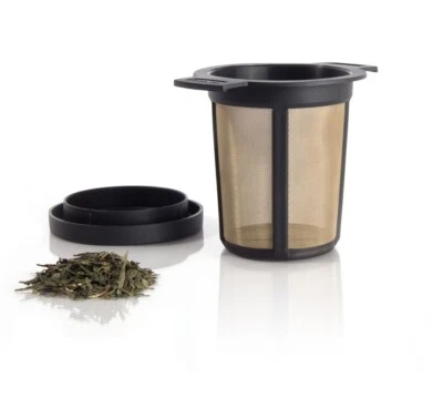 NEW Finum MADE IN GERMANY-Black Frame- Stainless Steel Mesh Brewing Tea Filter-M - Image 1 of 2