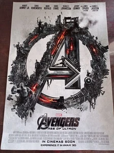 Marvel Avengers Age of Ultron Poster 2015 Guter Zustand 33x48cm - Bild 1 von 1