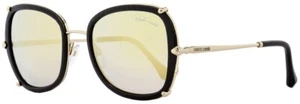 Roberto Cavalli Casale RC1028 32C Black/Gold Square Sunglasses Frame 56-22-135 - Picture 1 of 1