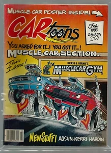 CARtoonS MAGAZINE EX++++ FEBRUARY 1988 MUSCLE CAR SECTION - Bild 1 von 1