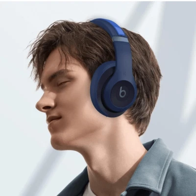 Cubierta de diadema de silicona azul para auriculares Beats Studio Pro protector de piel suave Foto 1 de 4