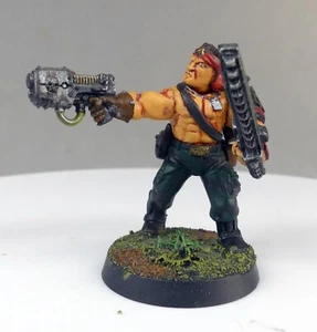 Warhammer 40k, militarum, guard, garde, catachan, Sergeant, Sergent, Officer - Imagen 1 de 4