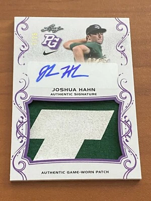 ⚾ 2018 Leaf Perfect Game Baseball Auto Patch #PA-JHG Joshua HAHN #'d/25 ⚾ - Image 1 of 2