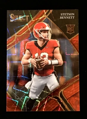 2023 Select Drft Picks Stetson Bennett RC Red Lazer #125 - Image 1 of 2