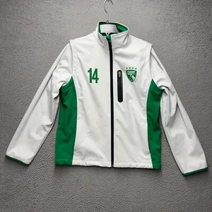 Giacca Castrol FC Brasile Mondiali Uomo Grande Bianco Verde 2014 Maniche Staccabili - Foto 1 di 14