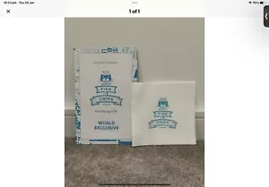 Jellycat Selfridges London Fish & Chips Exclusive Napkin & Menu Set - Picture 1 of 1