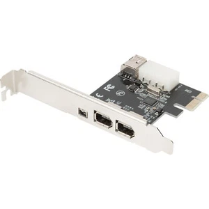 Digitus PCI Express Karte Firewire 1394a (3+1 Port), Schnittstellenkarte - Bild 1 von 9