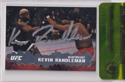 Kevin Randleman Signed 2009 Topps UFC Rookie Card #81 BAS COA RC Pride FC Auto'd - Image 1 of 4