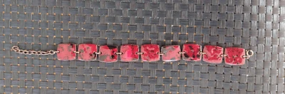 Armband Damen Kupfer Retro Vintage Handarbeit - Bild 1 von 3