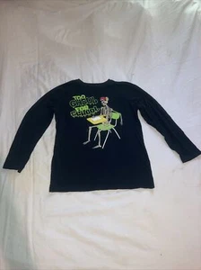 Halloween Graphic T-Shirt "Too Ghoul For School" Children's Place Size 10/12 - Picture 1 of 12