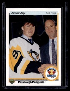 1990-91 Upper Deck #356 Jaromir Jagr RC Rookie Card Pittsburgh Penguins - Picture 1 of 2