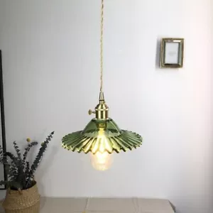 Pendelleuchtenschirme grün Lampenschirm Hängeschirm Deckenlampe Abdeckung NEU-0 - Bild 1 von 6