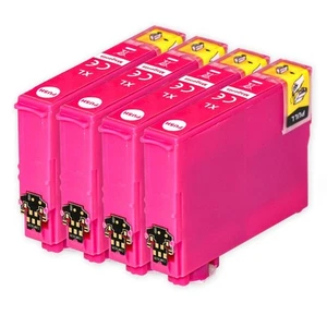 4 cartuchos de tinta magenta XL para Epson WorkForce WF-2820DWF y WF-2840DWF - Imagen 1 de 7