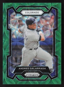 2024 Panini Prizm #14 Andres Galarraga Green Scope Prizms #/75 - Picture 1 of 2