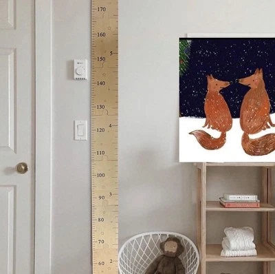 Children’s Wooden Height Chart | Kids Wooden Height Chart | Kids Height Ruler - Image 1 of 4