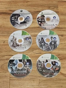 Assassin’s Creed Xbox 360 Game Lot (Discs Only) – 6 Games – Tested & Working - Picture 1 of 4