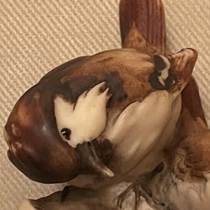 Vintage G. Armani N Capodimonte Spatz Vögel Marienkäfer Italien Figur Skulptur D - Bild 1 von 20